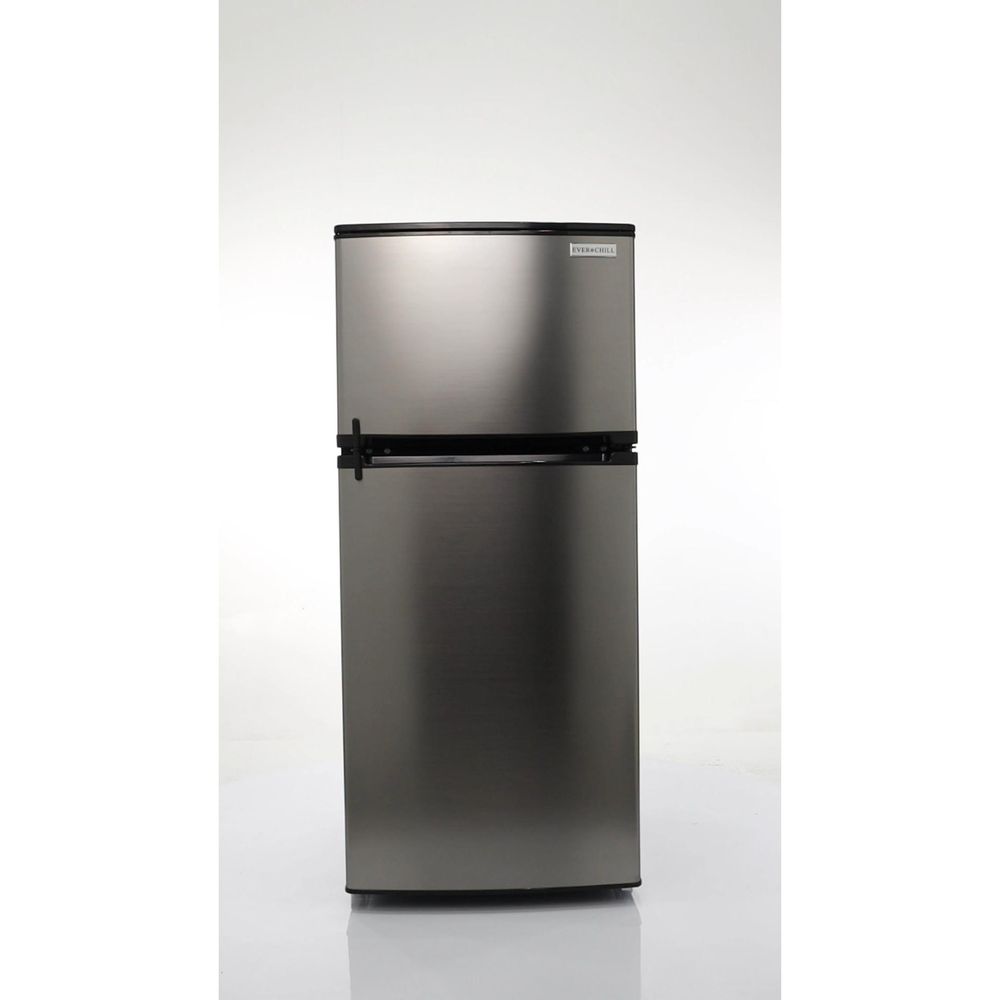 RV Refrigerator 4.3 Cubic Feet 12V Stainless Steel