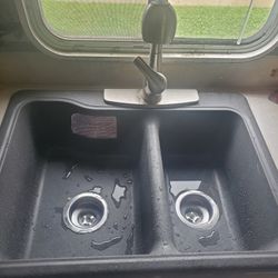 25 x 19 Composite RV Sink - Double Basin - RecPro